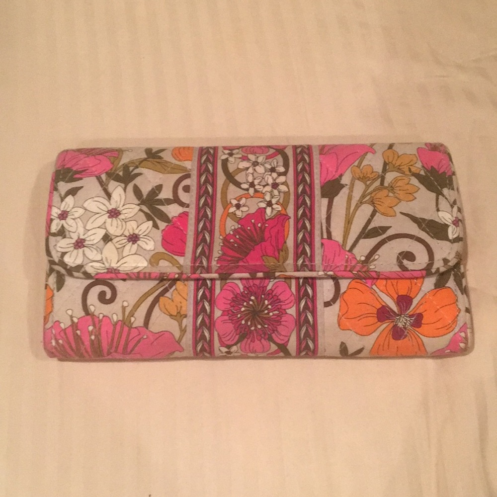 Vera Bradley Tea Party trifold wallet